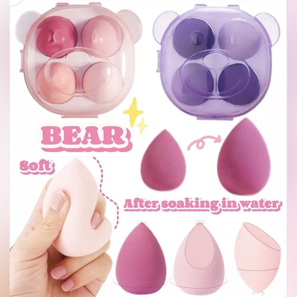 Beauty Blender Bear Case 4-Pack
